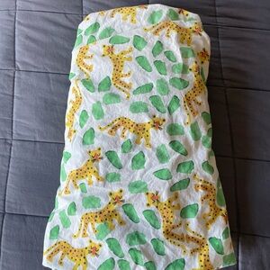 Anthropologie Mr. Boddington Studio Junglr Crib Sheet